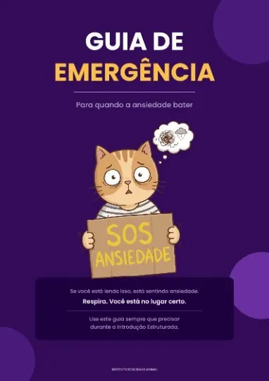 Capa do Guia de Emergência para brigas entre gatos